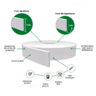 Rodapé Ripado Eva Autocolante 7cm Rp43 9 Metros Meurodapé