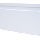 Rodape Royal Mdf 7cm Branco C/friso 2,40