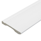 Rodapé Slim Frisado Branco 240x10cm