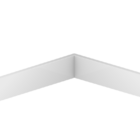 Rodape Smart Branco R2 Liso 70x15mm - Ecovale