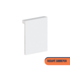 Rodape Sobrepor Poliestireno 12cm 50712 Arquitech