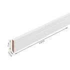Rodapé Tech Frisado 240x7cm Branco - Biancogres