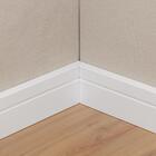 Rodapé Tech Frisado 240x7cm Branco - Biancogres