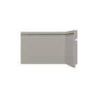 Rodapé Universal 240x15x1,6cm Plástico 480RP Cinza Glacial Santa Luzia
