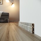 Rodapé com Friso WPC 25 Acqua New 70x240x1,5cm Eucatex