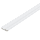 Rodateto de MDF Ultra Branco RT02A Premium 7x240cm Artens