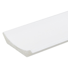 Rodateto de MDF Ultra Branco RT01A Premium 7x240cm Artens