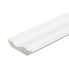 Rodateto em MDF ULTRA com Laca Branca 7,0 x 240 cm Moldurama