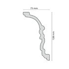 Rodateto Isabell Perfil De Poliestireno Homestar - Caixa Com