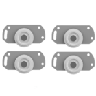 Rodinha De Correr P/ Armario Deslizante 4 Un S/ Guias