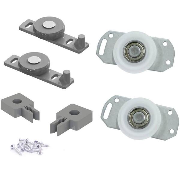 Rodinha Porta Correr Armario Guia Superior Anti Ruido 40mm