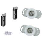 Rodinha Roldana Guarda Roupa De Correr Armario De Madeira 1p