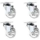 Rodinha Silicone Gel Rodízio Para Móveis Sem Freio 35mm 4un