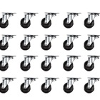 Rodízio 20 Unidades Girátorio Roda Rodinha Móveis Vaso 32mm