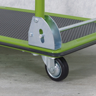 Rodízio para Móveis com Chapa 40kg Borracha sem Freio Giratório 76mm Preto 1 peça