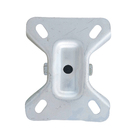 Rodízio para Móveis com Chapa 60kg sem Freio Fixo 75mm Cinza 1 peça