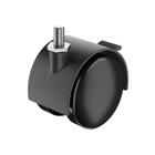 Rodízio com Parafuso 40Kg Nylon com Freio 50mm