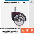 Rodízio De Escritório Jogo Com 5 Peças - Starfer