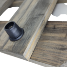 RODIZIO DE MADEIRA RED. 30X30 CM FIXO - FERTILIZARE