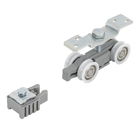 Rodízio de Plástico  com Freio Zincado 25mm até 80kg Fgvtn