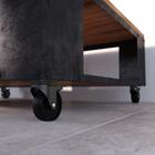 Rodízio de Polipropileno sem Freio Preto 75mm até 60kg Standers