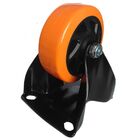 Rodizio Fixo Polipropileno / Poliuretano Serie 414 Preto/amar