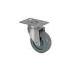 Rodízio Giratório Borracha Termoplástica 3" Cinza - Ajax, Tam