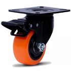 Rodizio Giratorio Com Freio Glpbf 210 Com Placa 72x52 Colson