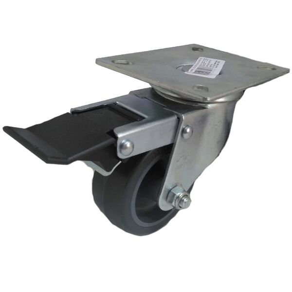 Rodizio Giratório Com Freio Polipropileno / Pvc Serie 312 Cin