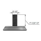 Rodizio Giratório Pino Rosca C/freio Pvc Até170kg