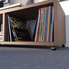 Rodízio para Móveis com Chapa 20kg Plástico sem Freio 35mm Giratório 1 peça