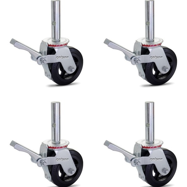 Rodízio Para Andaime Roda De Ferro E Borracha - Colson - 3797