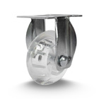 Rodízio para Móveis Silicone sem Freio Transparente 50mm até 40kg Colson