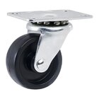 Rodízio Pp Preto Giratório - Fertak