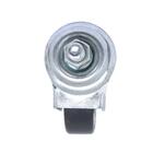 Rodizio Pvc Parafuso Giratório Preto Schioppa Sem Freio 2 Pol