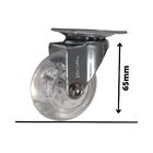 Rodizio Rodinha De Gel Móveis Máquinas Carrinhos De 50mm Com