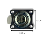 Rodízio Rodinha Giratório Placa Base Aço Fixo Roda Nylon Diâm