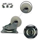 Rodízio Rodinha Giratório Placa Base Aço Roda Nylon Diâmetro