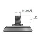 Rodízio Série 12 Inox Espiga 101mm - Nylon 170kg - Colson - 4