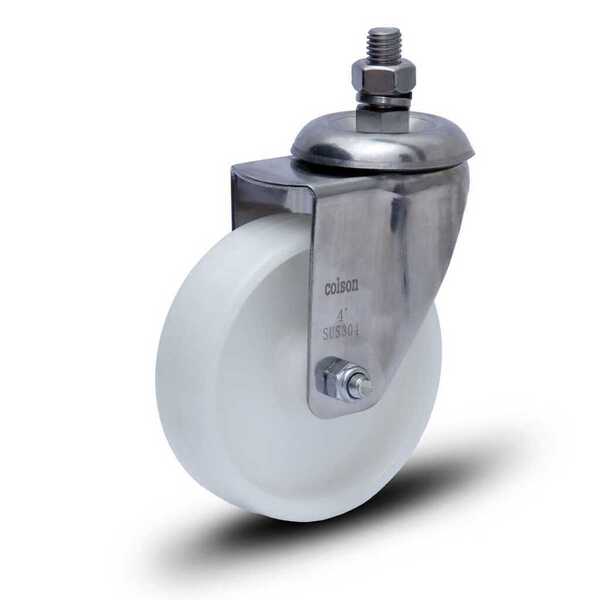 Rodízio Série 12 Inox Espiga 76mm - Nylon 150kg - Colson