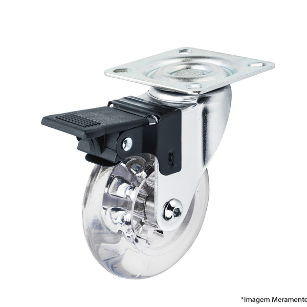 Rodizio Soprano Pratice Transp C/freio 050mm 06080.2050.10