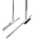 Rodo Com Vassoura Limpeza 2 Em 1 Ajustável multifuncional