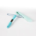 Rodo Limpa Janela Vidro Porta Azulejo Microfibra Silicone 2x1