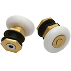 Roldana  Para Box De Vidro Excentrica De Latão - Pacote 50 Un