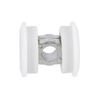 Roldana Banda Embutir para Porta de Correr 20kg Aço Polido 2 peças