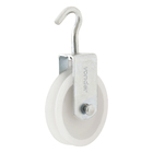 Roldana com Gancho 4cm 15kg Branco