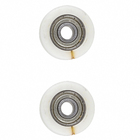 Roldana para Balcões e Pequenos Armários até 20kg Plástico 2 peças