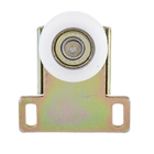 Roldana Côncava Chapa Reta para Porta de Correr Embutir 10kg Aço Polido