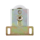 Roldana Côncava Chapa Reta para Porta de Correr Embutir 10kg Aço Polido