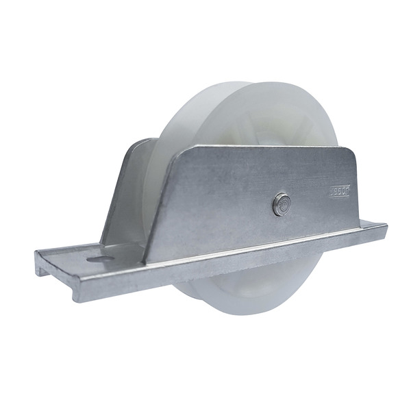 Roldana Côncova Alumínio para Portões 7cm até 60kg